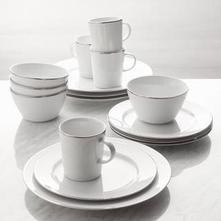 Maison Rim 16-Piece Dinnerware Set, Service for 4