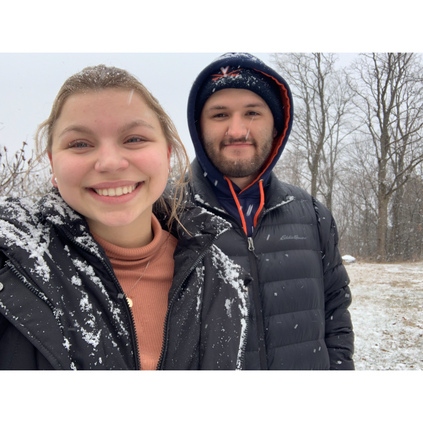 Snowy walk in VT December 2021