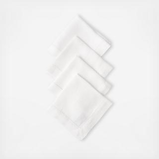 Heirloom Linen Cocktail Napkin, Set of 4