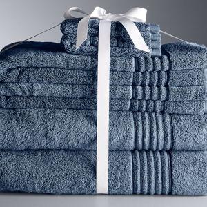 Simply Vera Vera Wang Signature 6-piece Bath Towel Set, Ocean Blue
