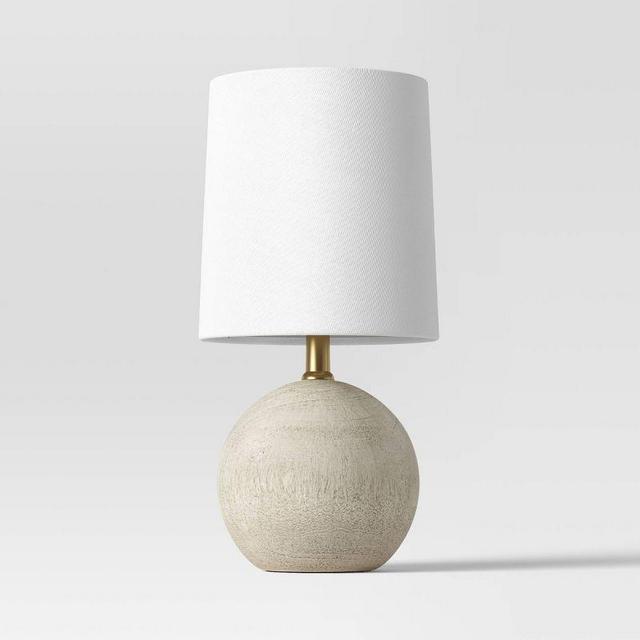 Polyresin Mini Table Lamp with Circle Base - Threshold™