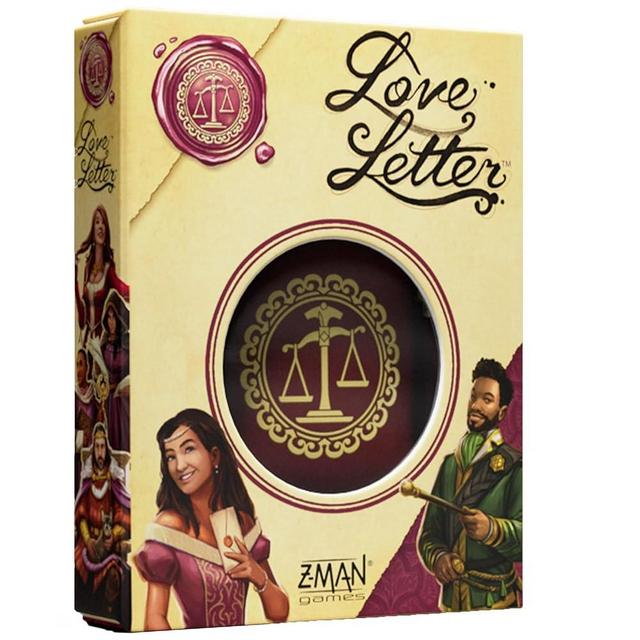 Love Letter Card Game (2025 Refresh) - Deduction & Player Elimination Strategy Game for Kids & Adults, Ages 10+, 2-6 Players, 20 Minute Playtime, Made by Z-Man Games