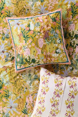 Organic Cotton Printed Sateen Euro Sham