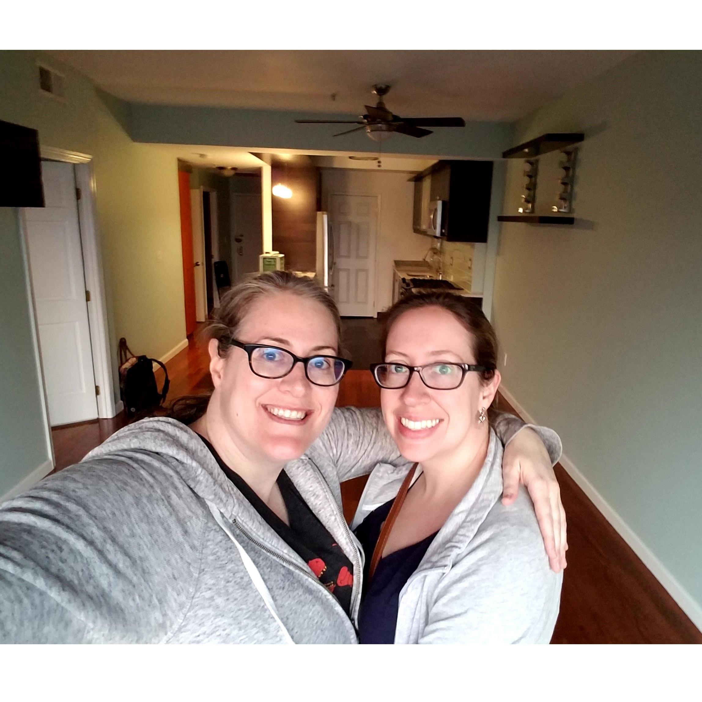 Megan is a fantastic apartment hunter and snagged us a sweet spot for our first apartment together.