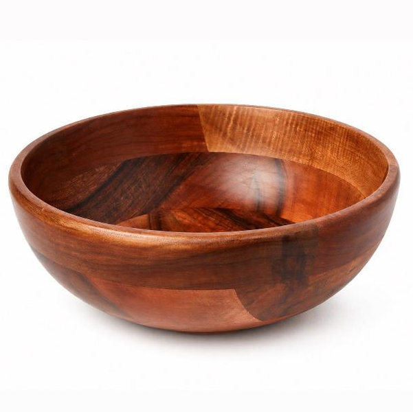 Arjuna Wood Medium Serving Bowl - 77oz