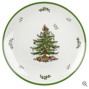 Christmas Tree 14 Inch Round Melamine Platter | Spode