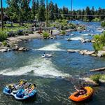 Floating down the Deschuttes River