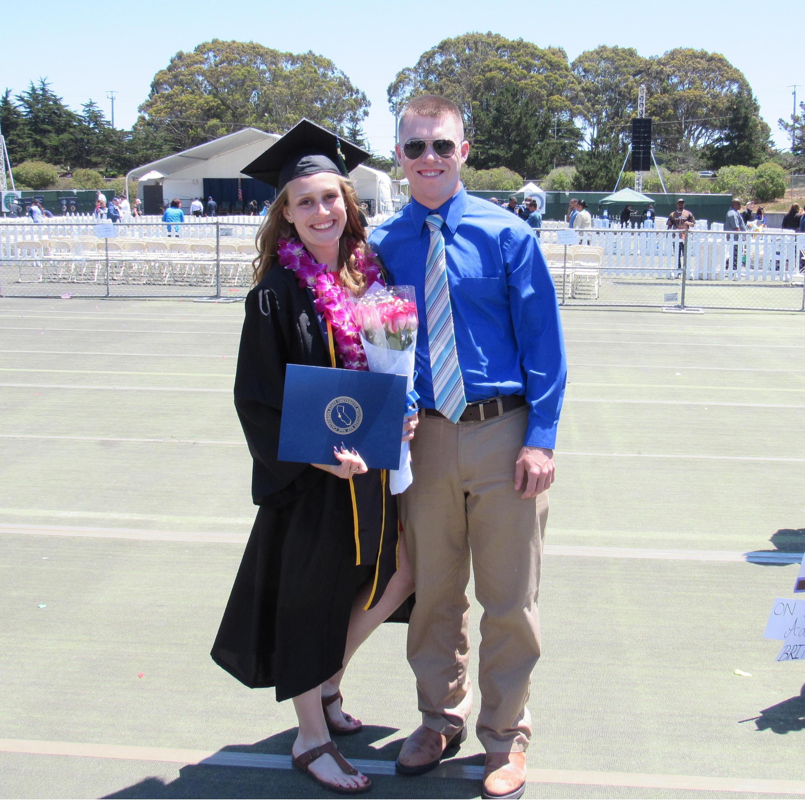 Brit got her degree! May '17