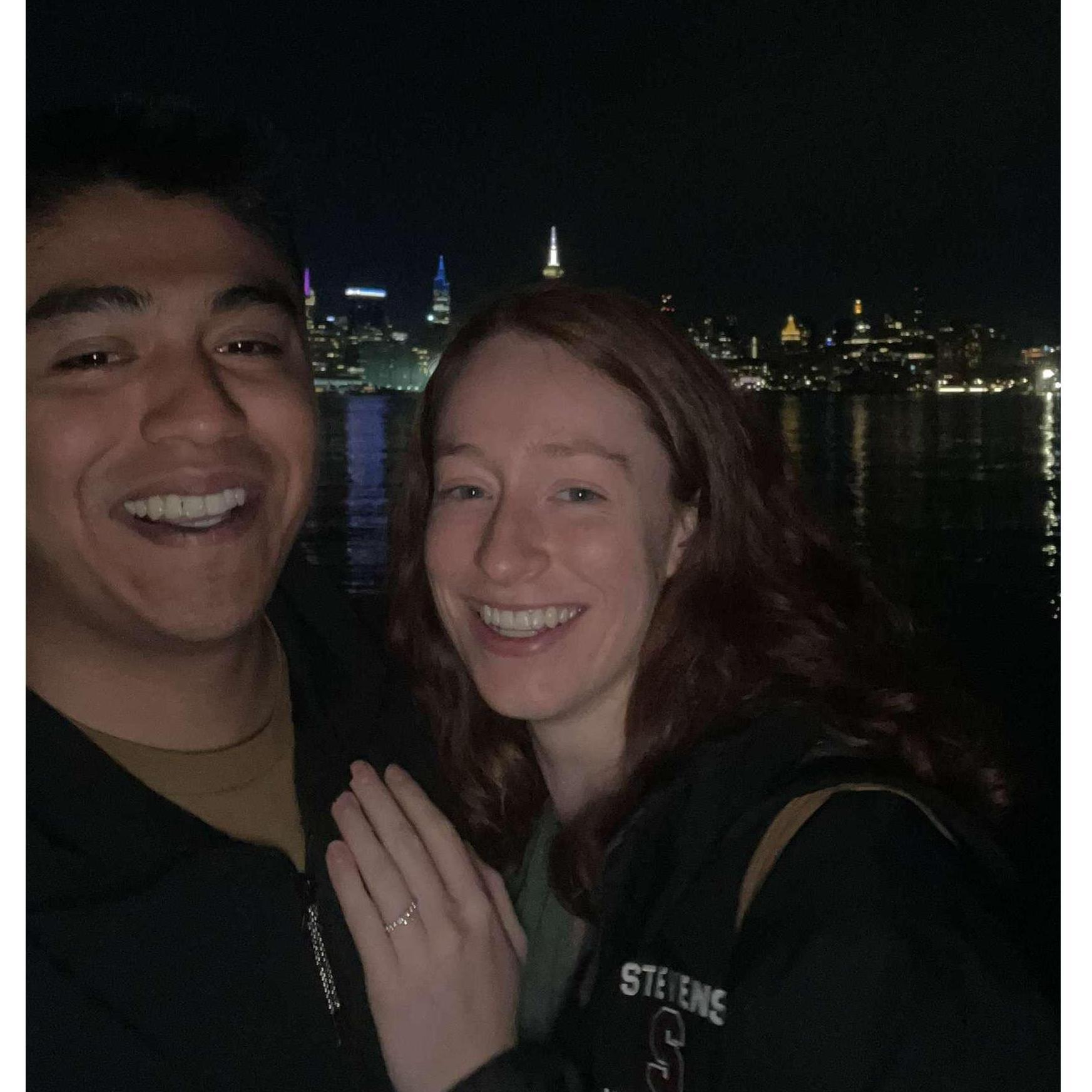 Right after Kathleen said "yes!"