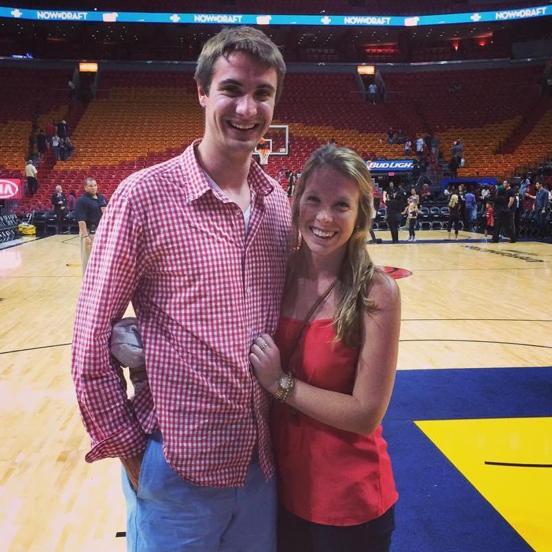 Courtside for the Miami Heat!