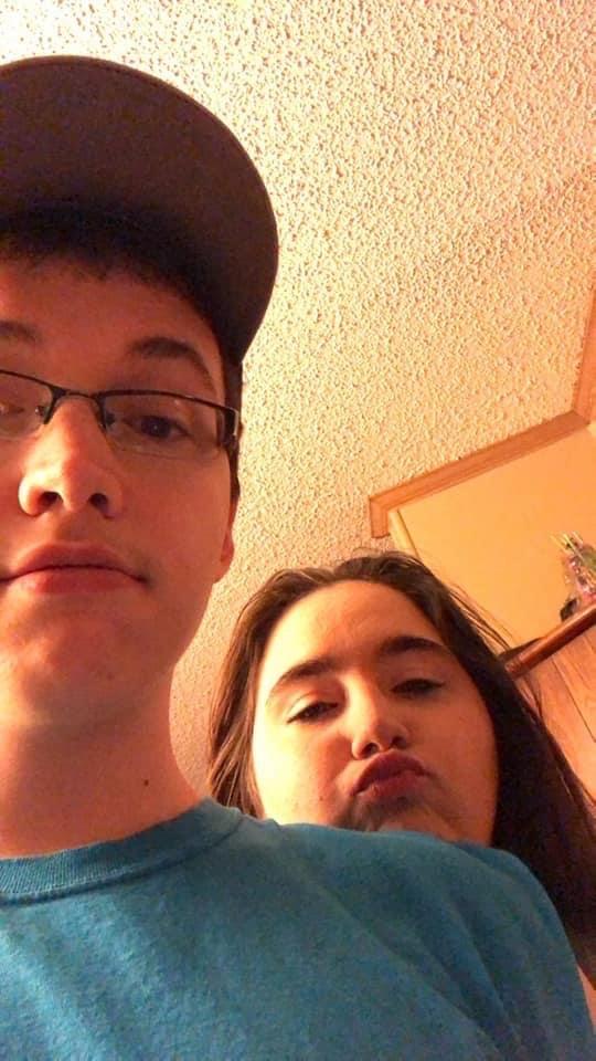 One of the first pictures Drew & Jennifer took together 
-2018