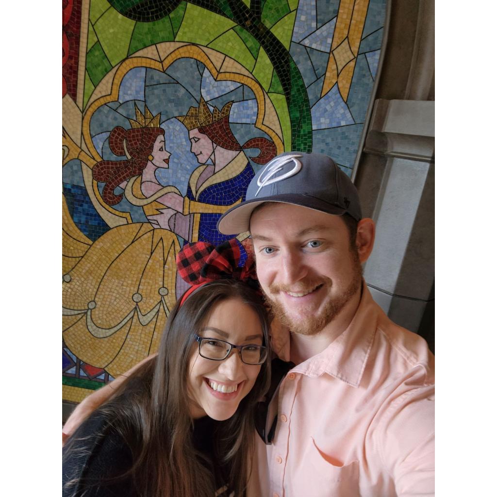 We had lunch in Beast's Castle!!!