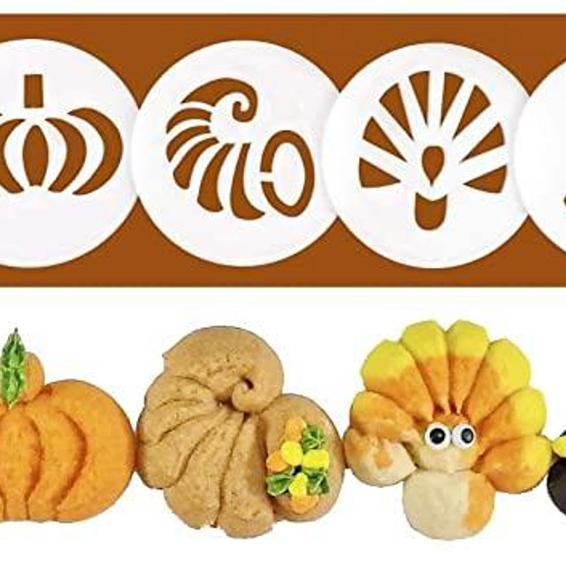 Thanksgiving 8 Disk Set for Cookie Presses