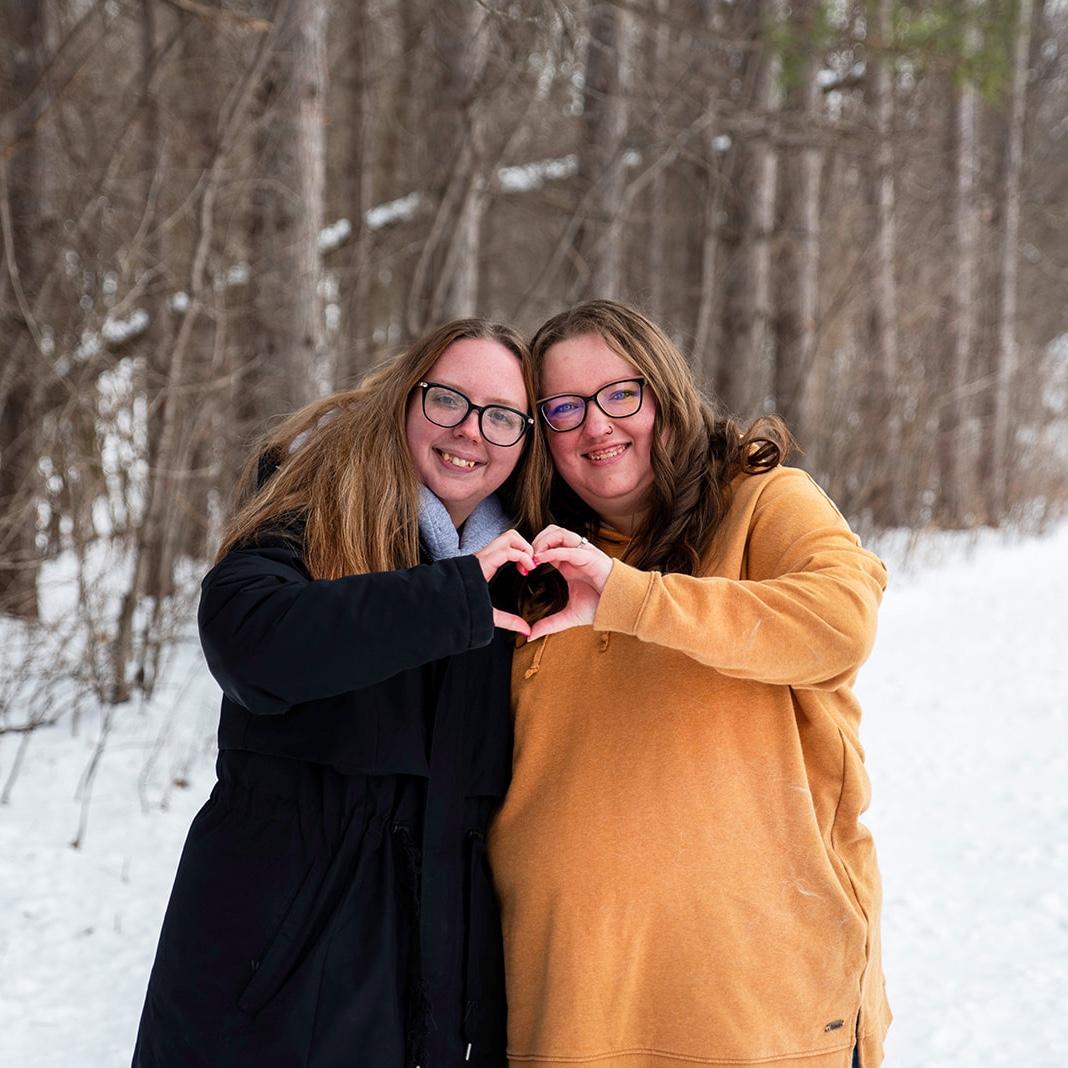 My sister Summer and I! She is also my Maid of Honor! Thanks for helping with the dogs.