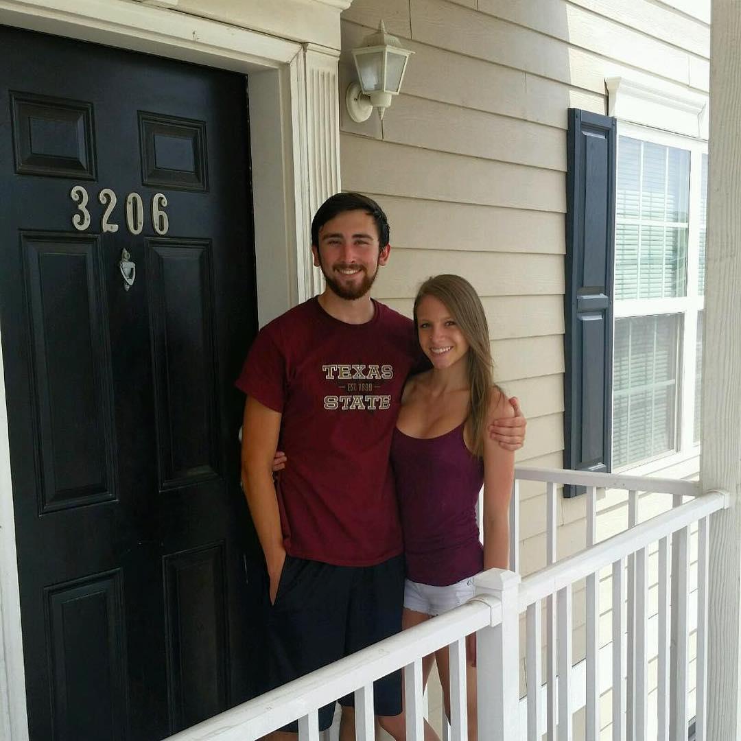 Moved to San Marcos and got our first apartment together - 2015