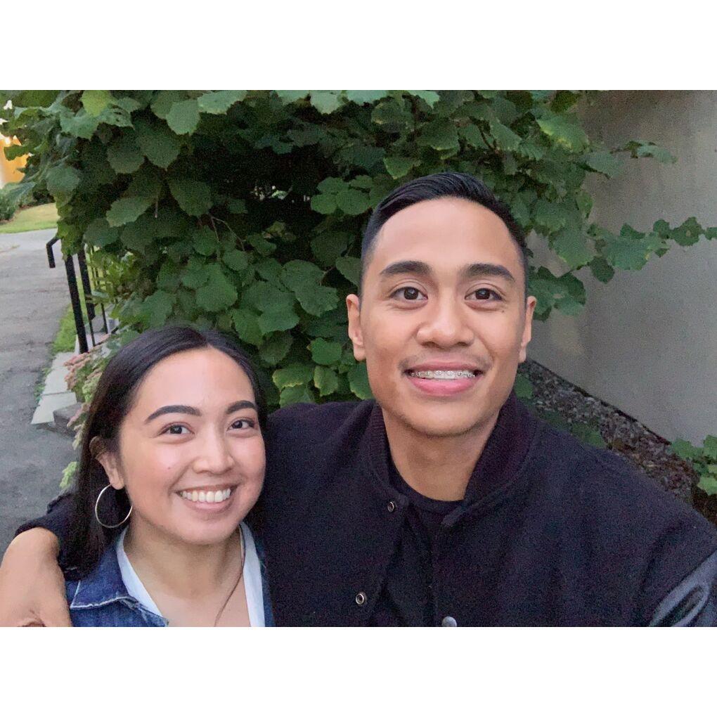 August 23, 2019: The smile was a facade, Josh almost ran someone over while biking the seawall on this day.