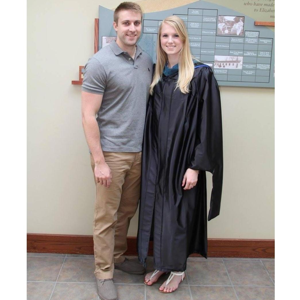 Becki's masters graduation for occupational therapy May 2016