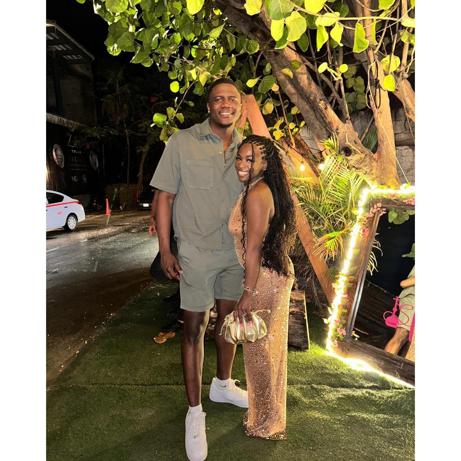 The night we got engaged, and my 30th birthday