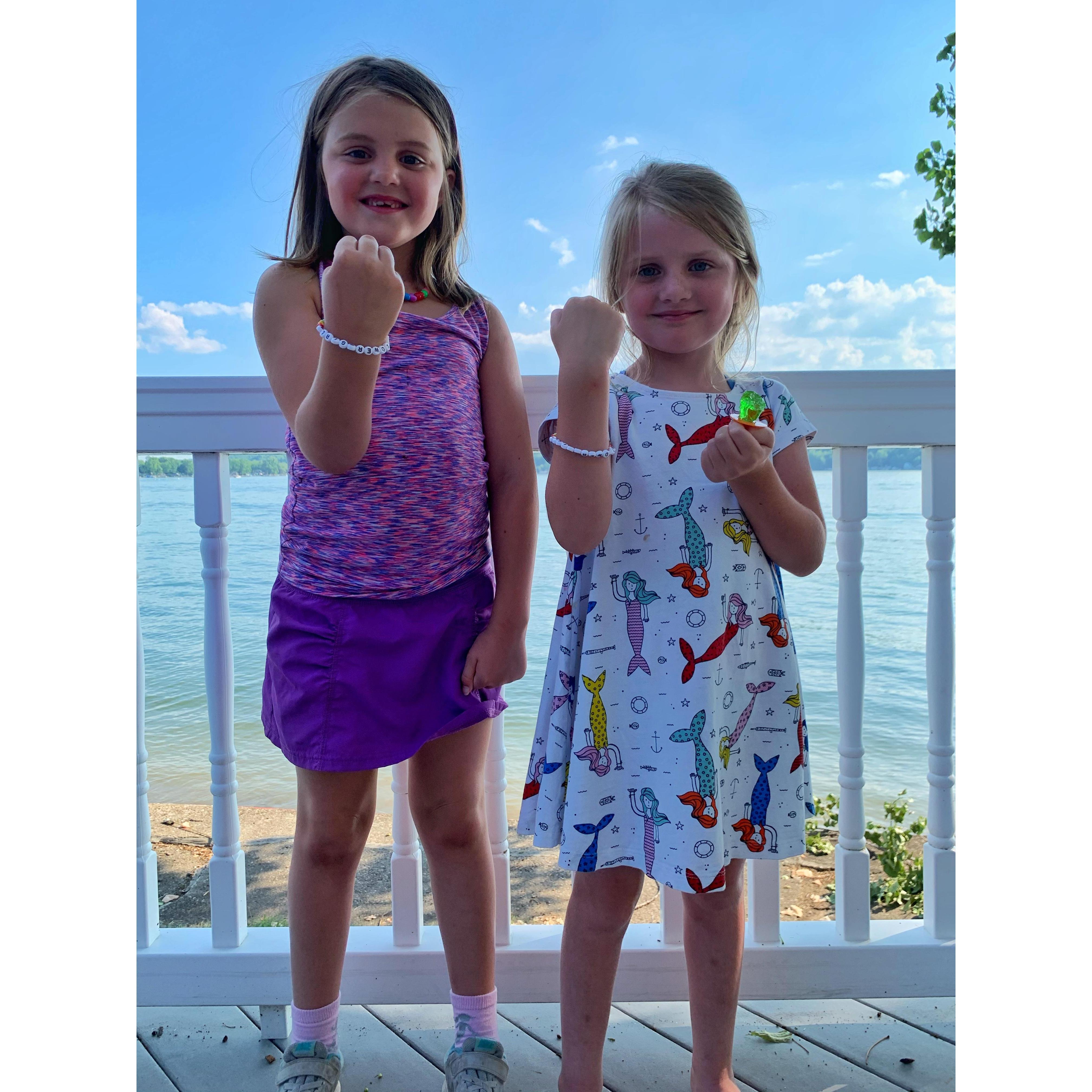 When Mary & Annie said “yes” to being our flower girls!