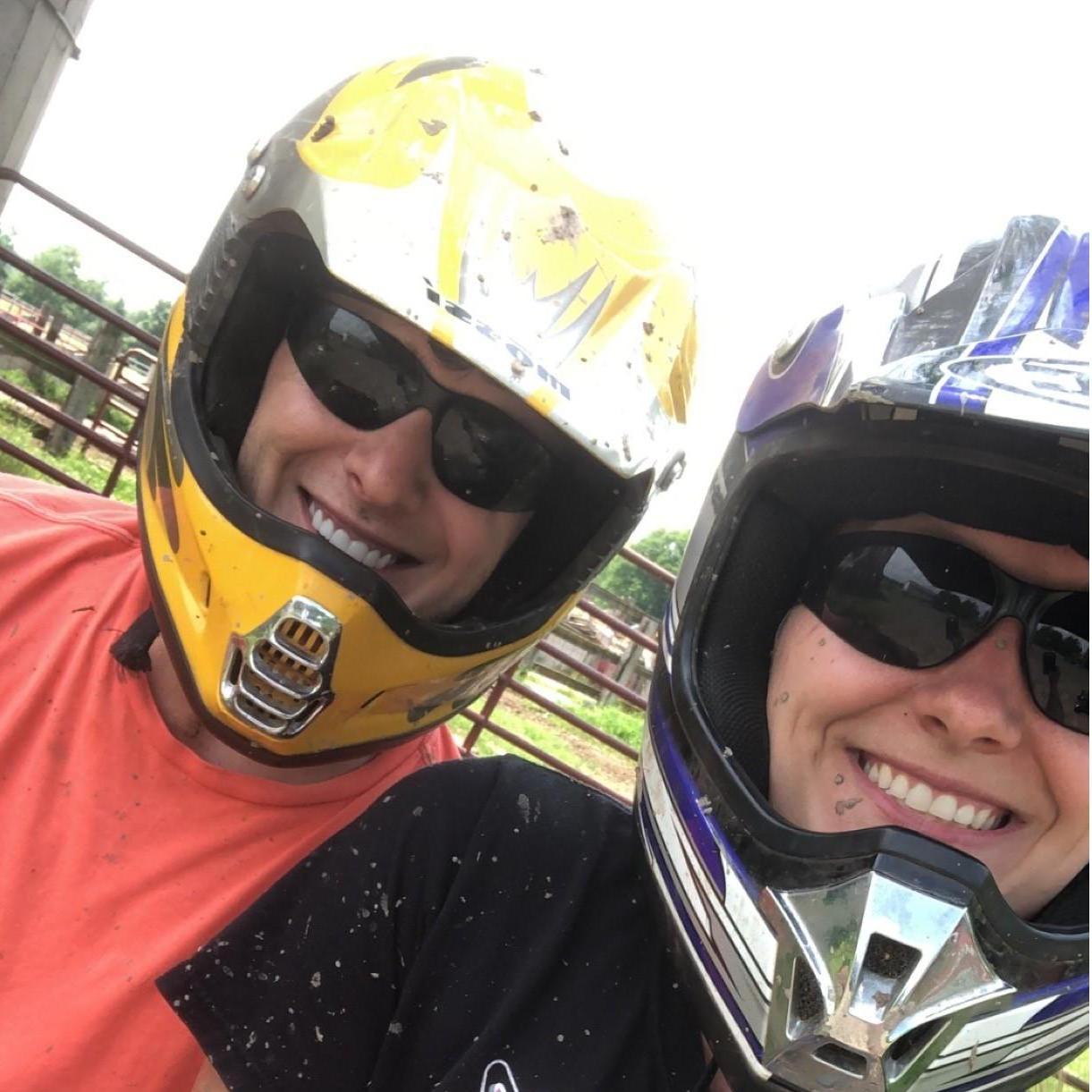 ATV rides in Wisco - Taylor got to see Britney's driving skills