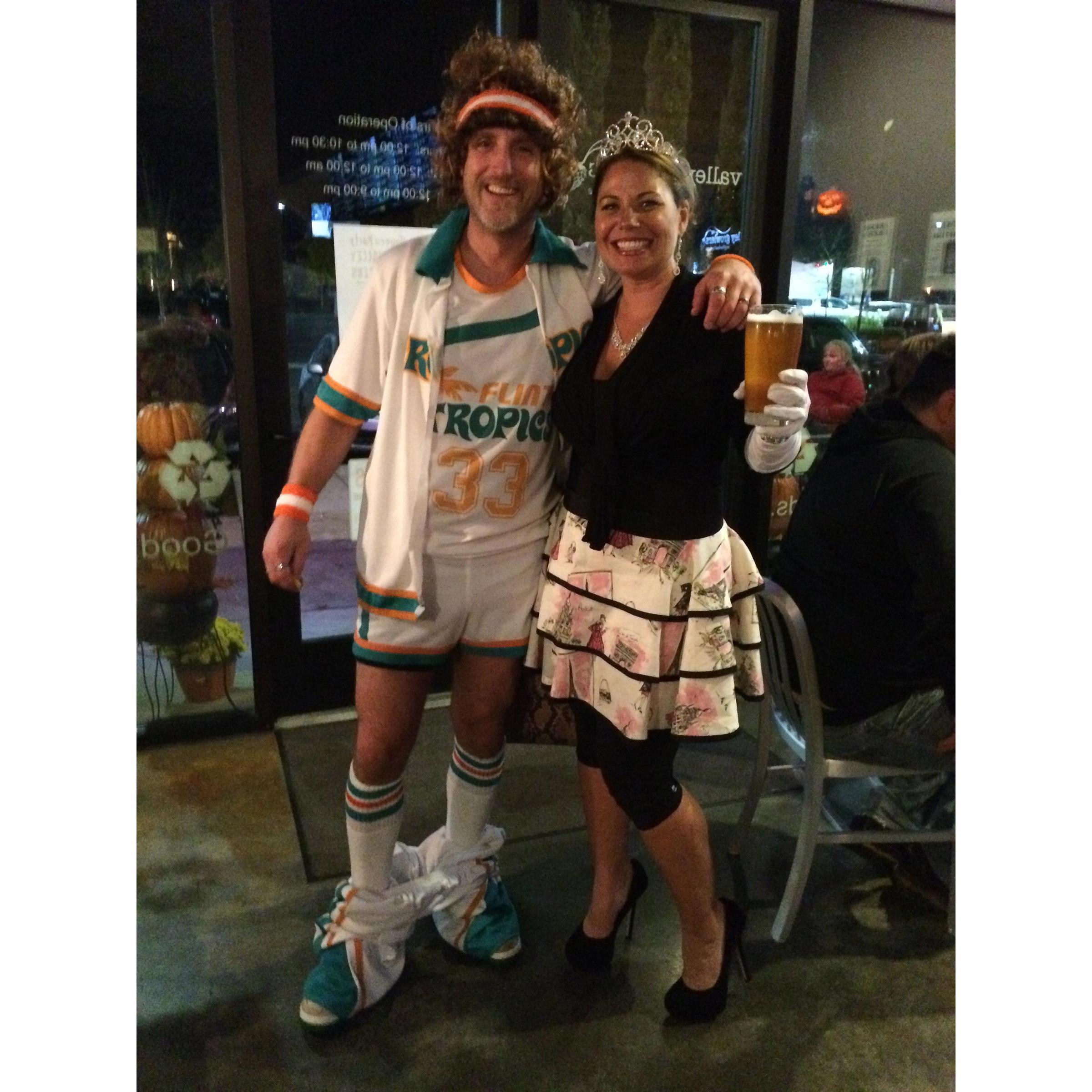 2014 Valley Growlers Halloween party. Jackie Moon and now Cassie as Madame Tiara.