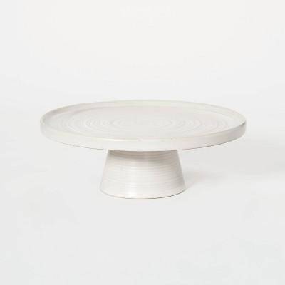 Target 12" Stoneware Cake Stand Cream - Threshold™ designed with Studio McGee