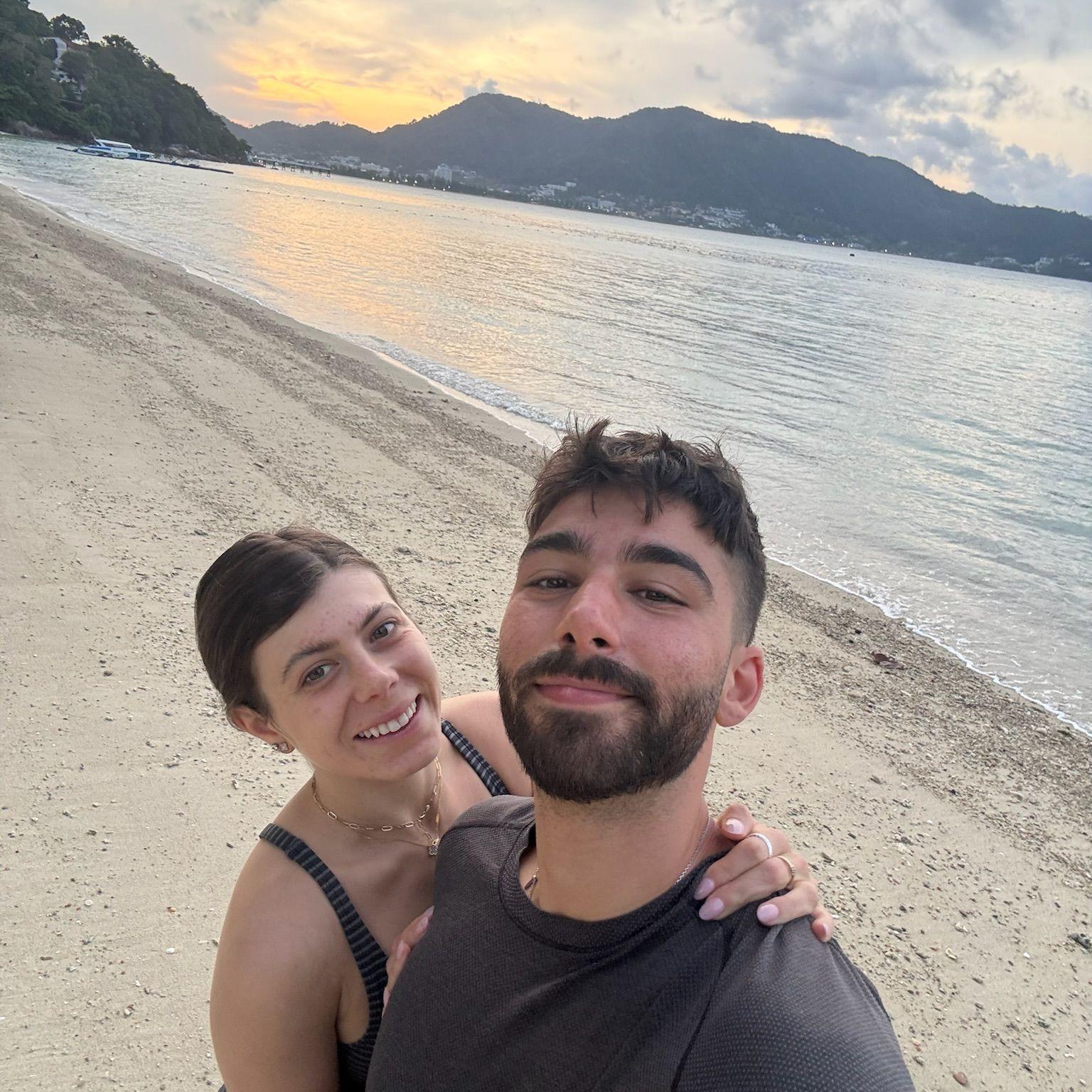 Little did she know I was going to propose at this very beach in Phuket 8 hours later