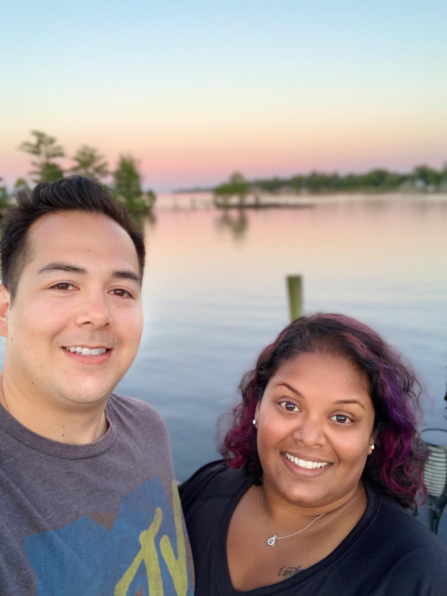 Our first trip to the beach together