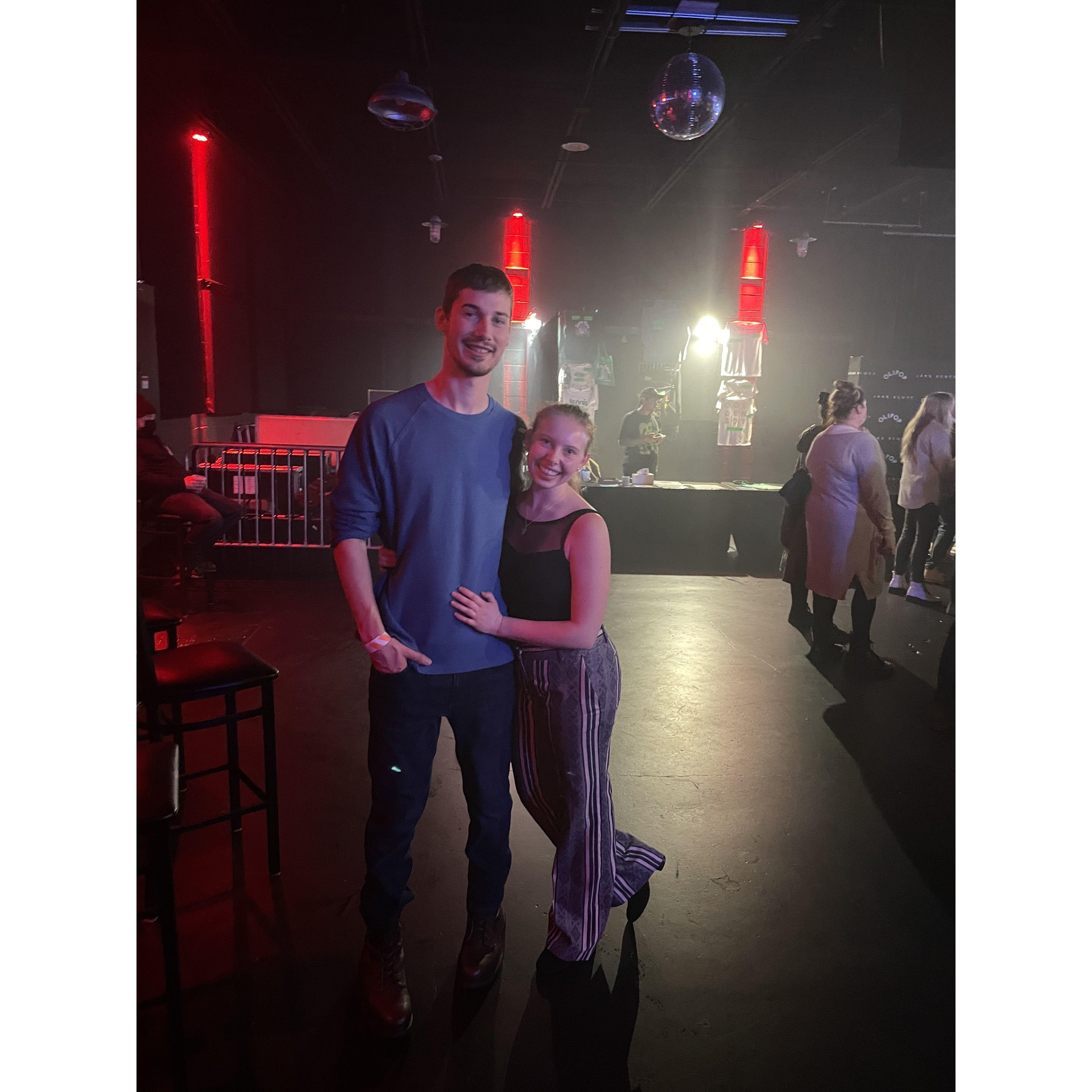 Our first concert together for Ciel's birthday.