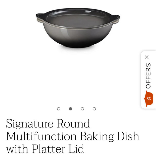 Signature Round Multifunction Baking Dish with Platter Lid