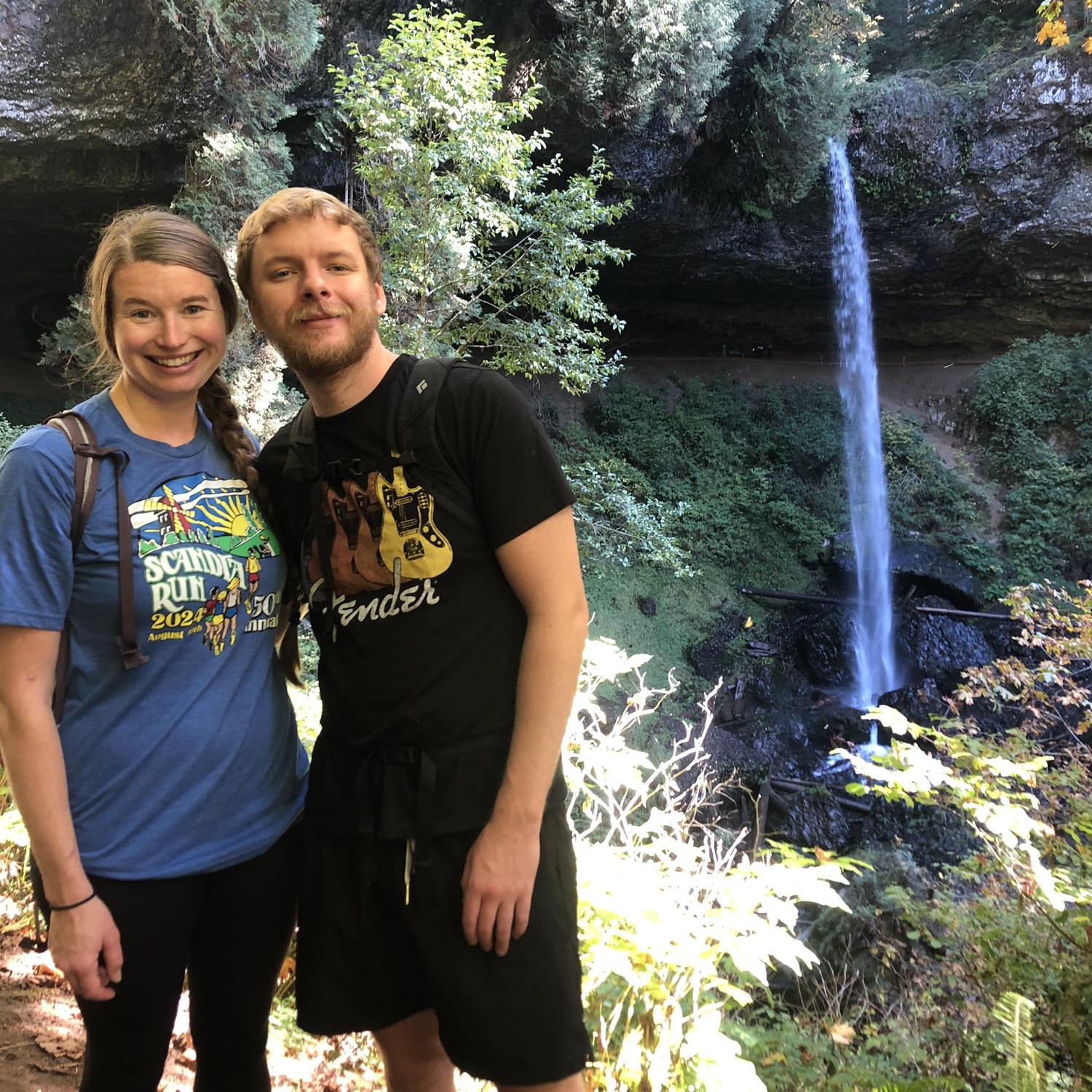 Hiking at Silver Falls State Park