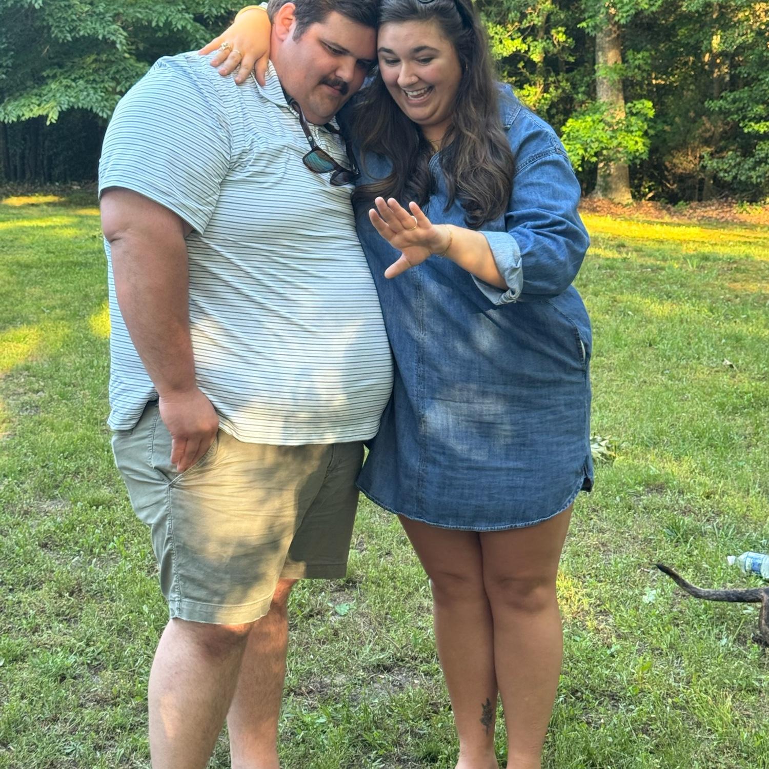 The day we got engaged!