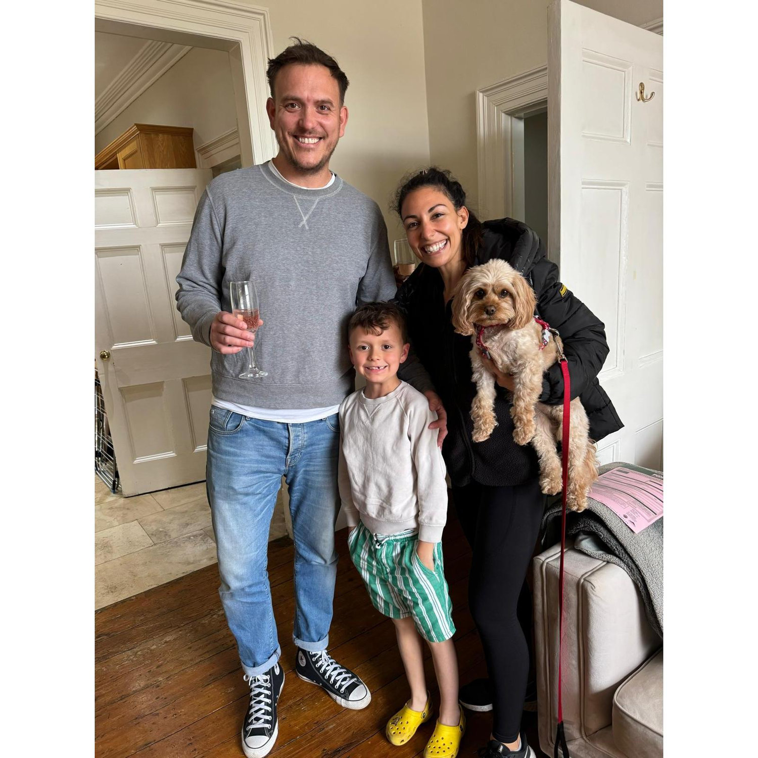 We got the keys to our house!