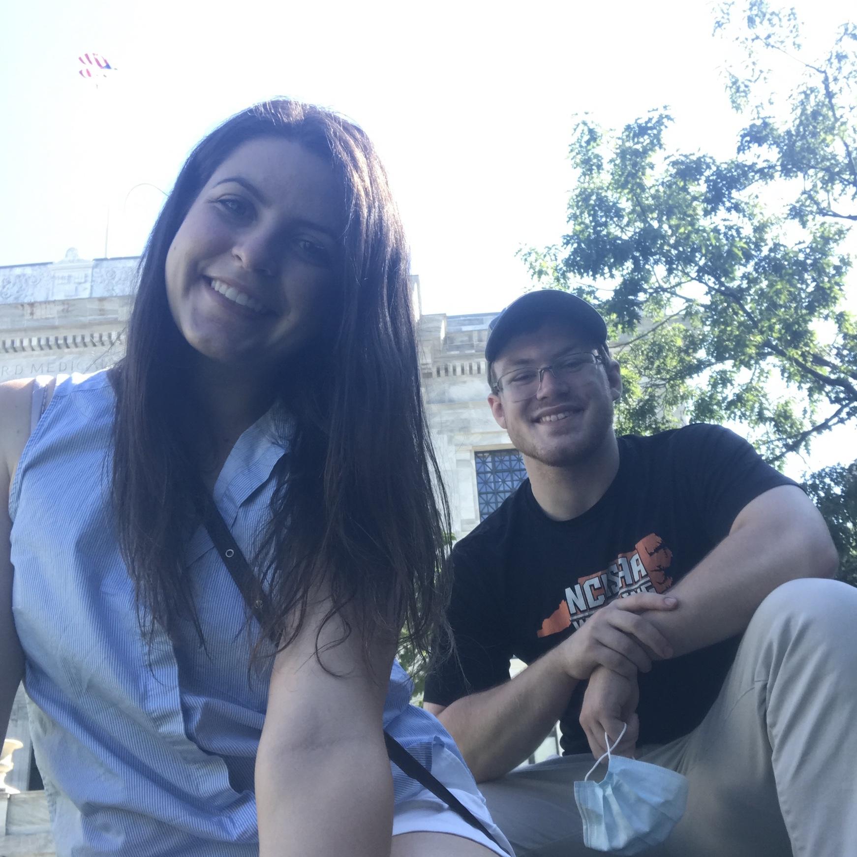 First time Ari visits Dylan in Boston! July 2020- Ari is a rising senior at Williams, while Dylan is a Research Assistant at Dana Farber
