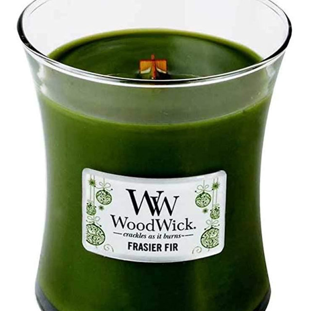 WoodWick Frasier Fir Medium Candle,10 Oz.