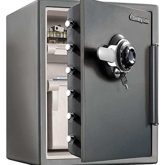 SentrySafe SFW205DPB Fire Safe, 2.05 cu ft, Gray