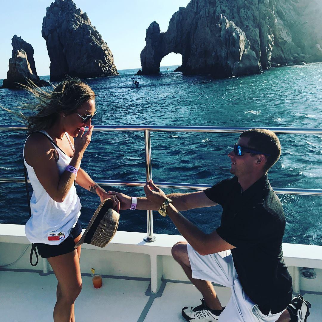 The moment Ryan popped the question!