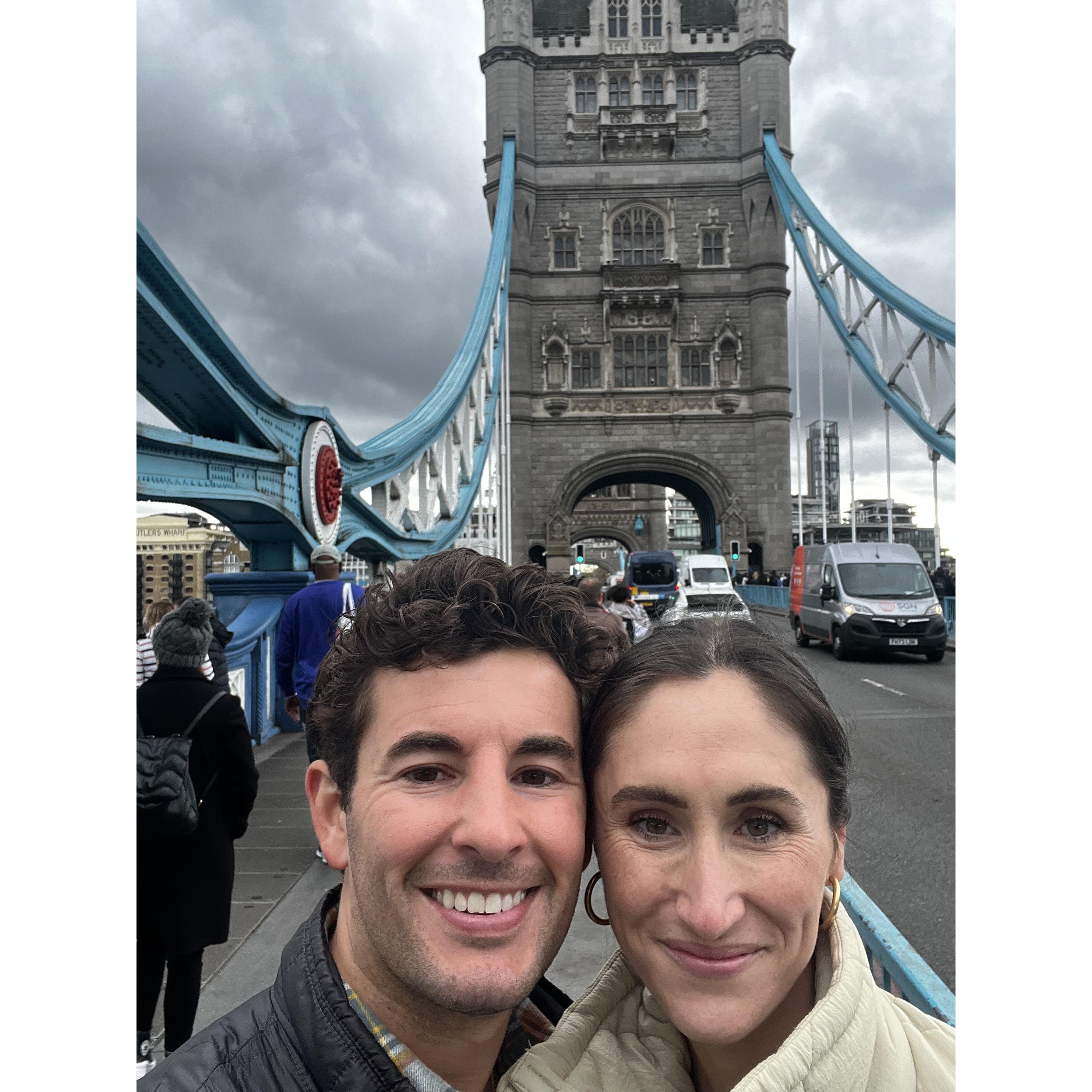 Classic London selfie
