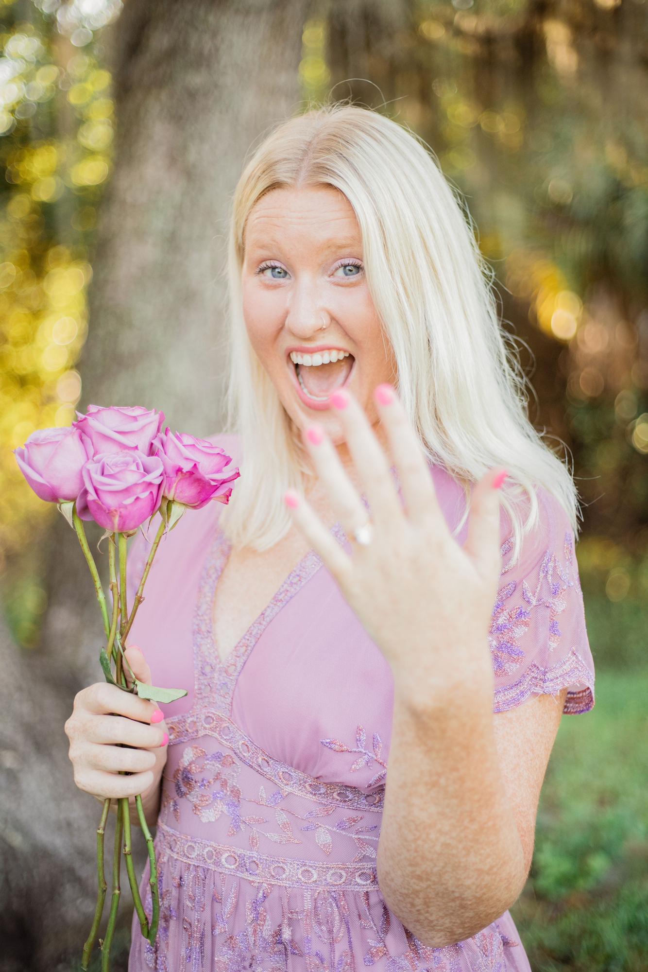 AND SHE SAID "YES!"