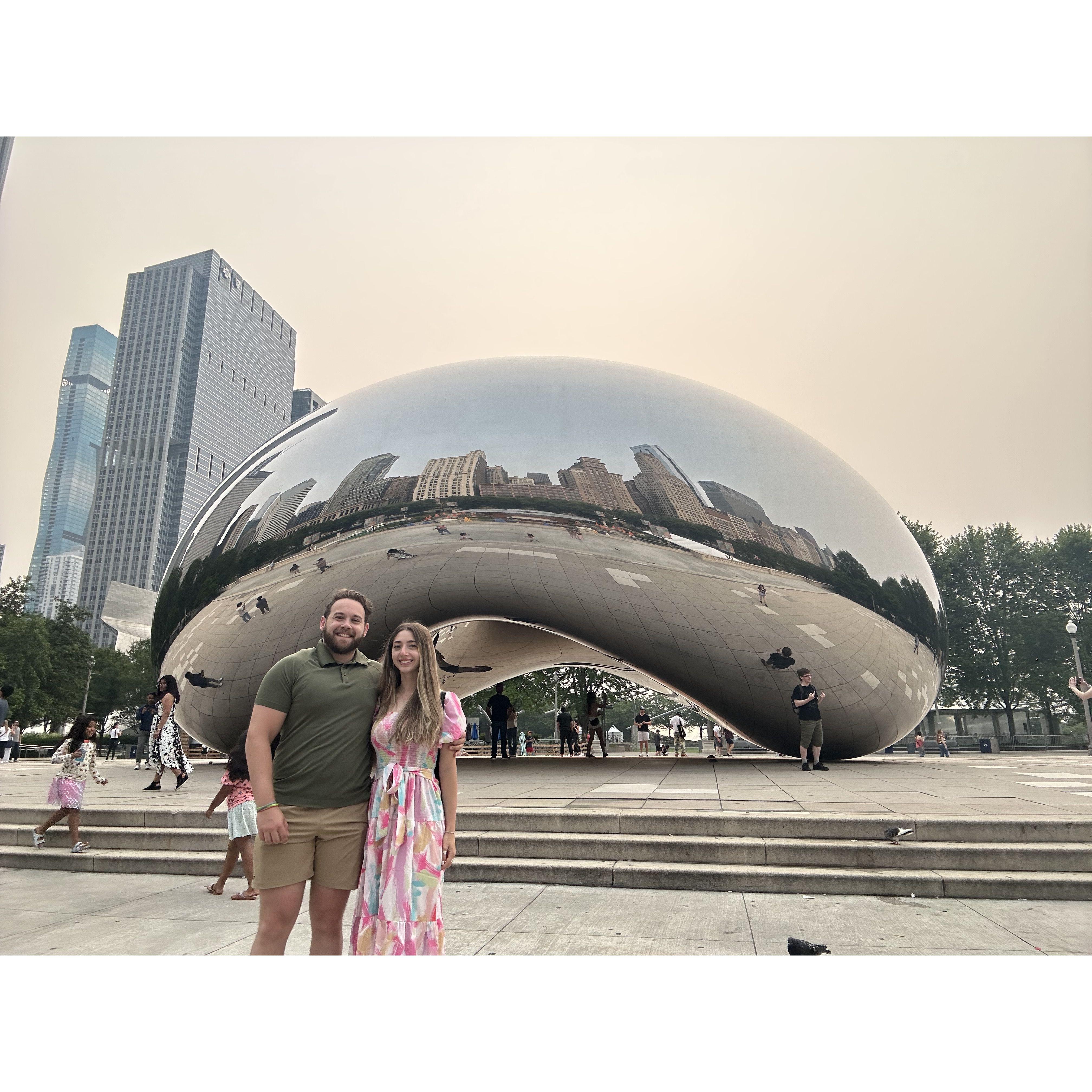 The Bean! Chicago, 5 year anniversary trip! July 2023
