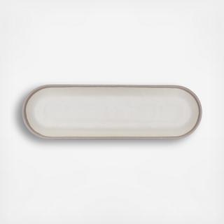 Potter Stone BPA Free Melamine Bamboo Long Oval Platter