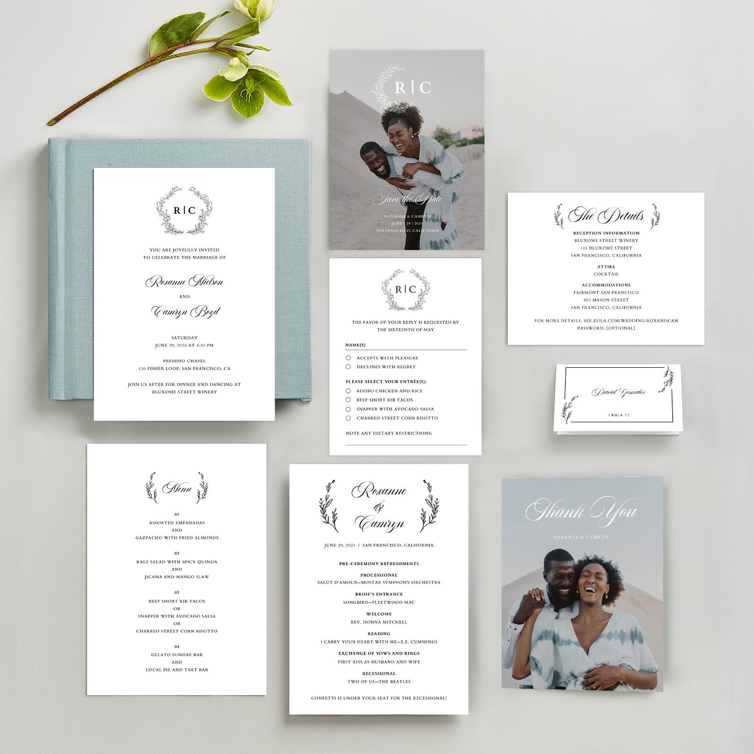 Zola Thank You Cards Eleanora Photo