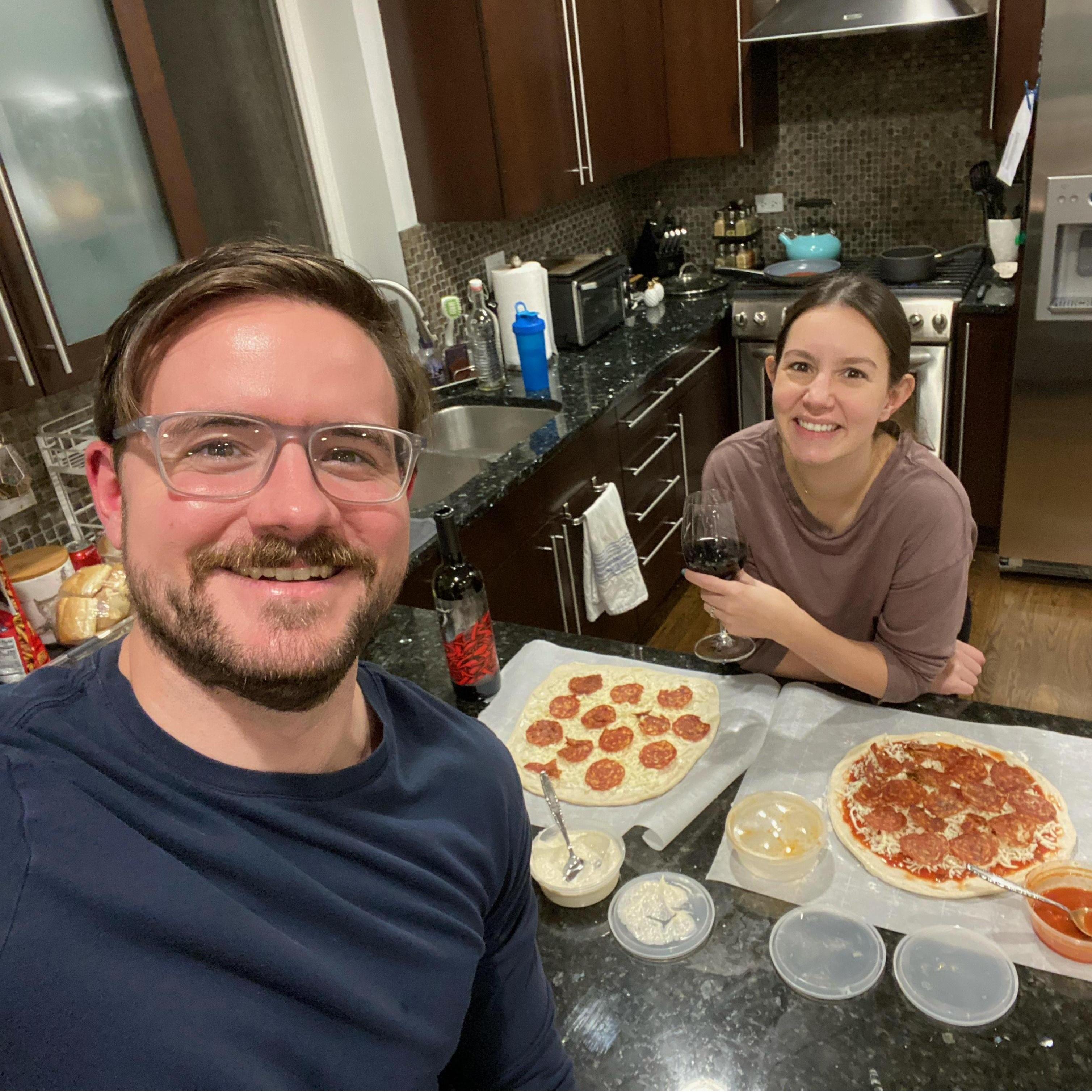 Homemade pizza night!
