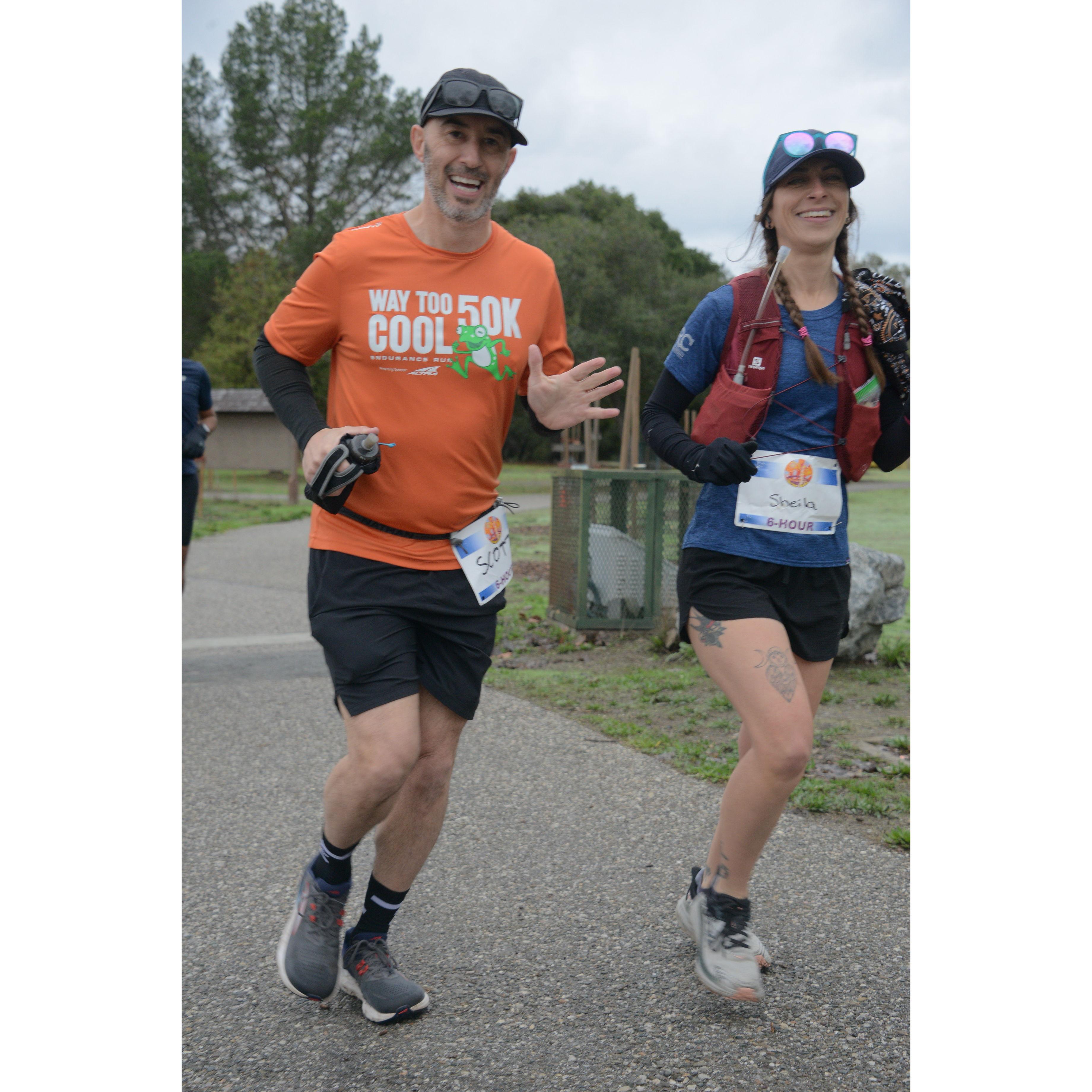 First ultramarathon together: New Year's One Day