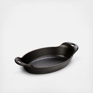 Heat-Treated Oval Cast Iron Mini Server