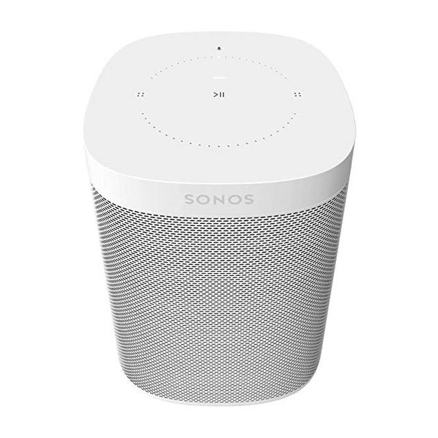 Sonos One (Gen 2) - Voice Controlled Smart Speaker with Amazon Alexa Built-In - White (Renewed)