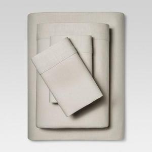 Linen Blend Sheet Set (King) Gray - Threshold™