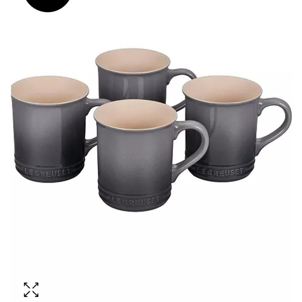 14 oz. Stoneware Set of Four Coffee Mugs