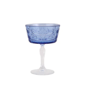 Barocco Cobalt Coupe Champagne Glass