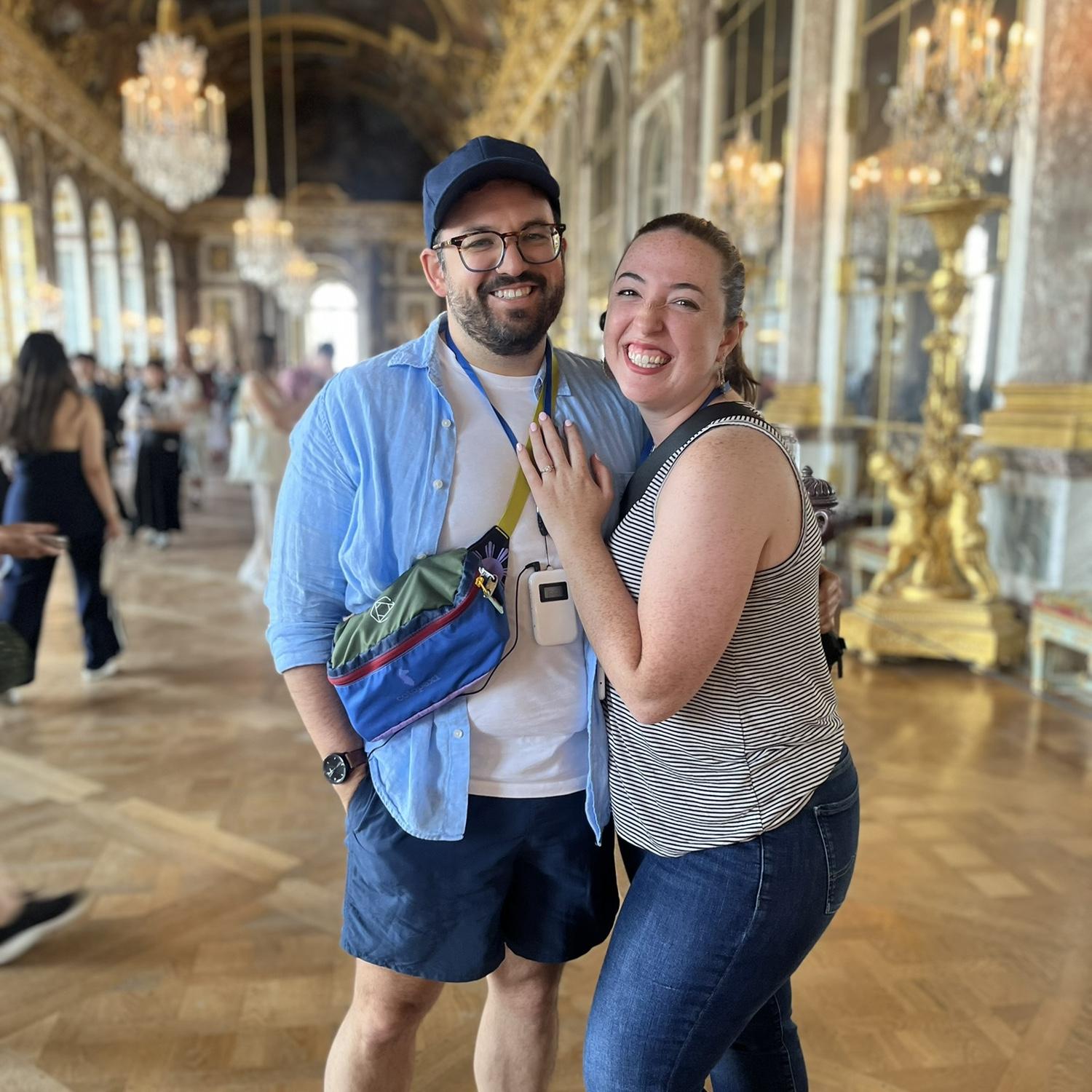 In the palace of Versailles